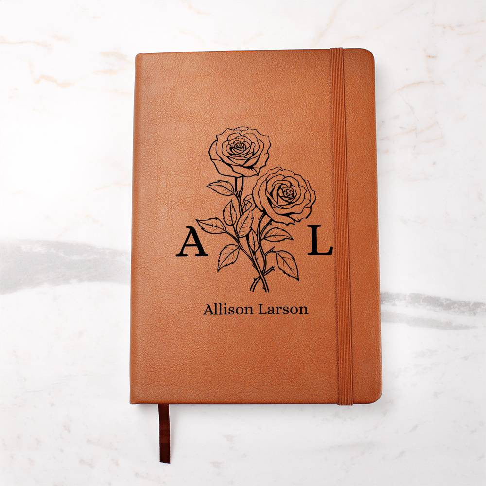 Personalized Leather Journal, Graduation Gift
