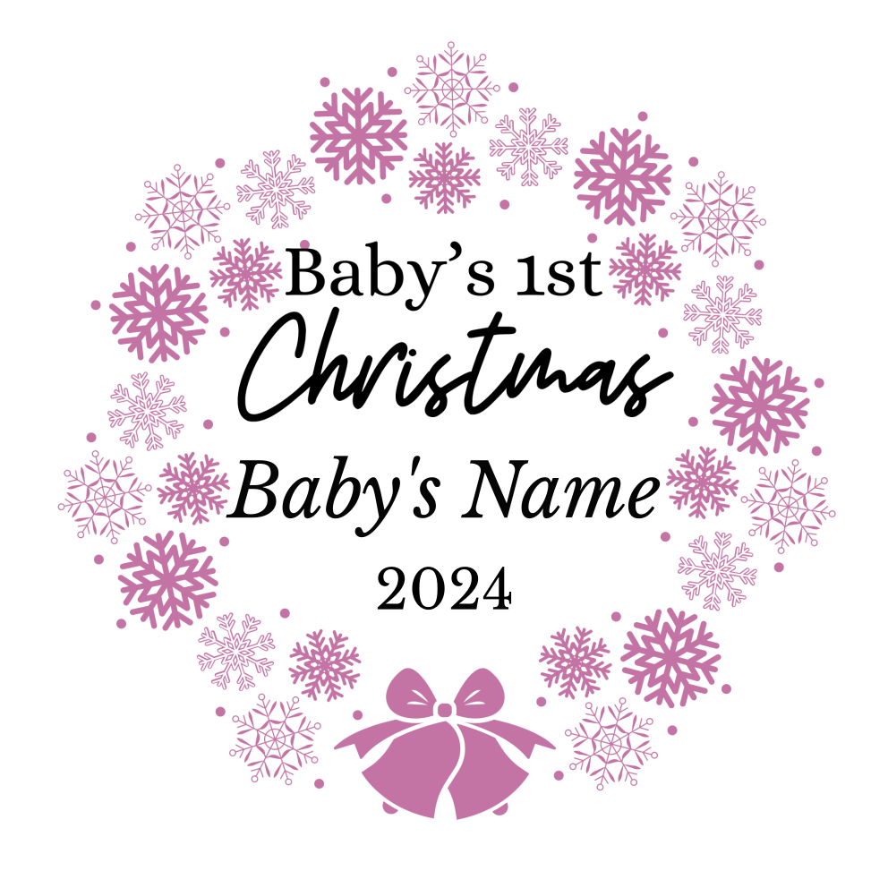 Personalized Baby's 1st Ornament – Cherish Baby's First Festive