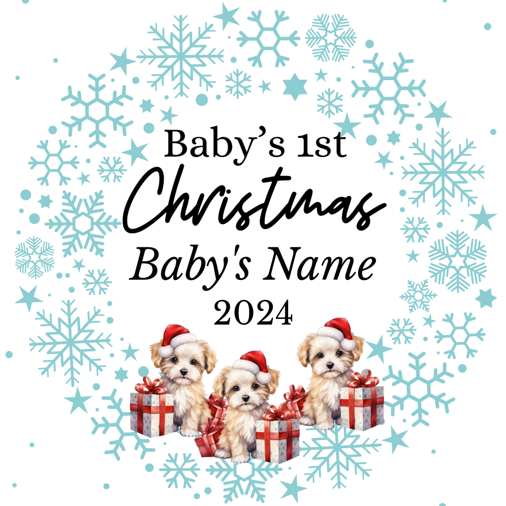 Personalized Baby's 1st Ornament – Cherish Baby's First Festive