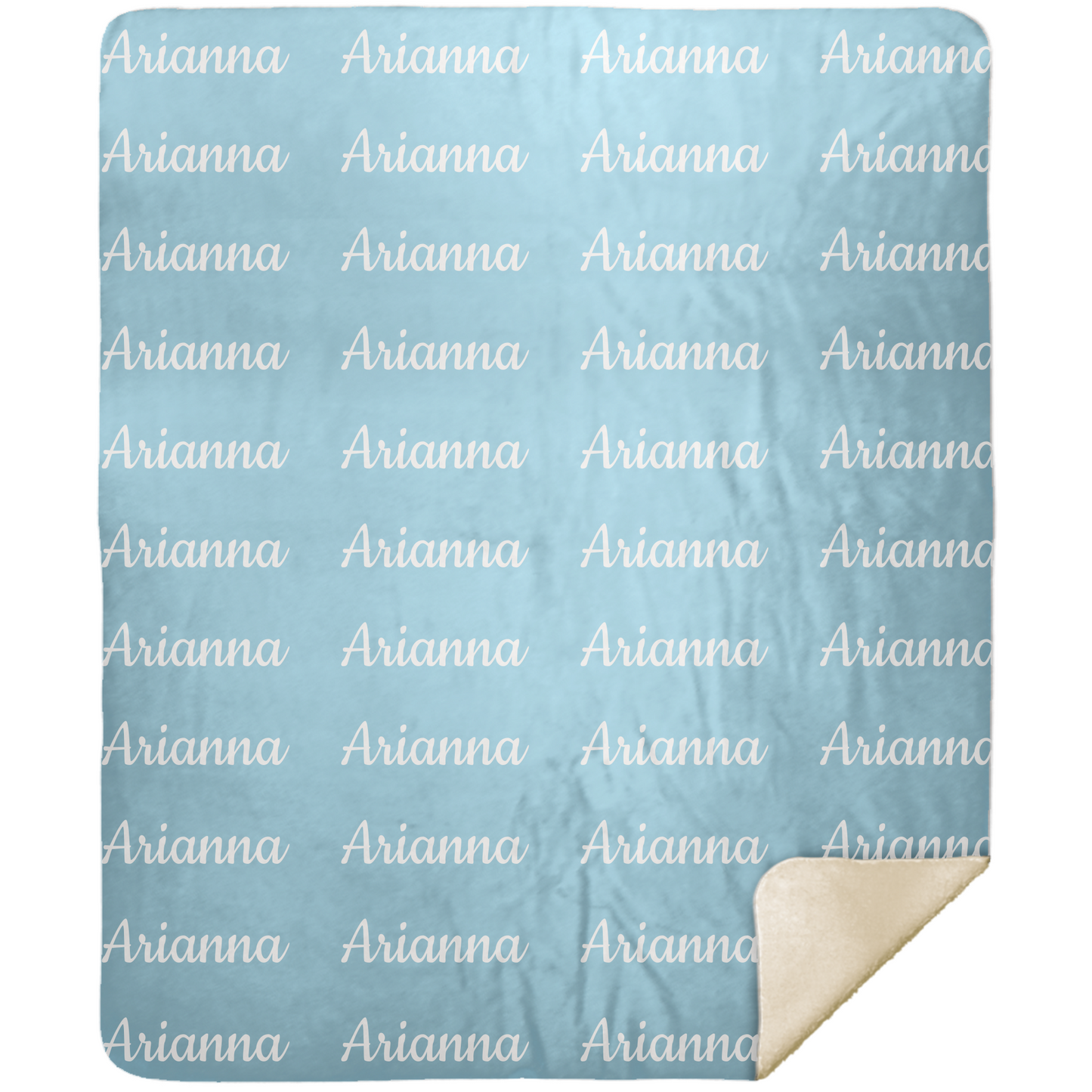 Personalized Custom Name Sherpa Blanket, Perfect gift!
