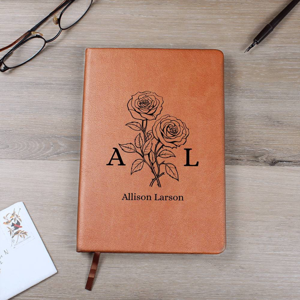 Personalized Leather Journal, Graduation Gift