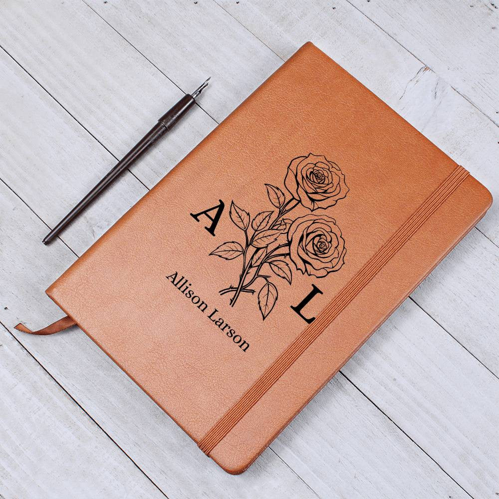 Personalized Leather Journal, Graduation Gift
