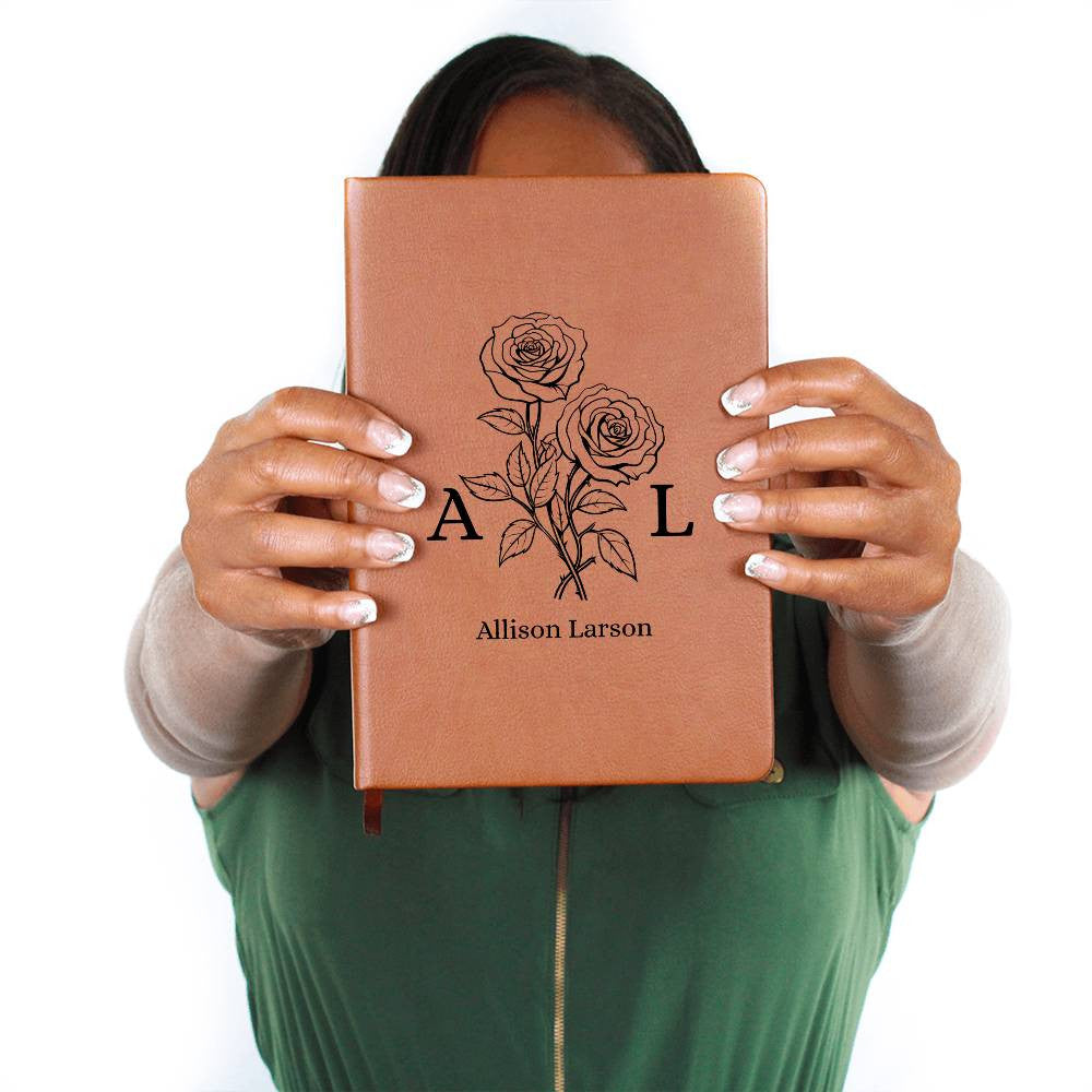 Personalized Leather Journal, Graduation Gift