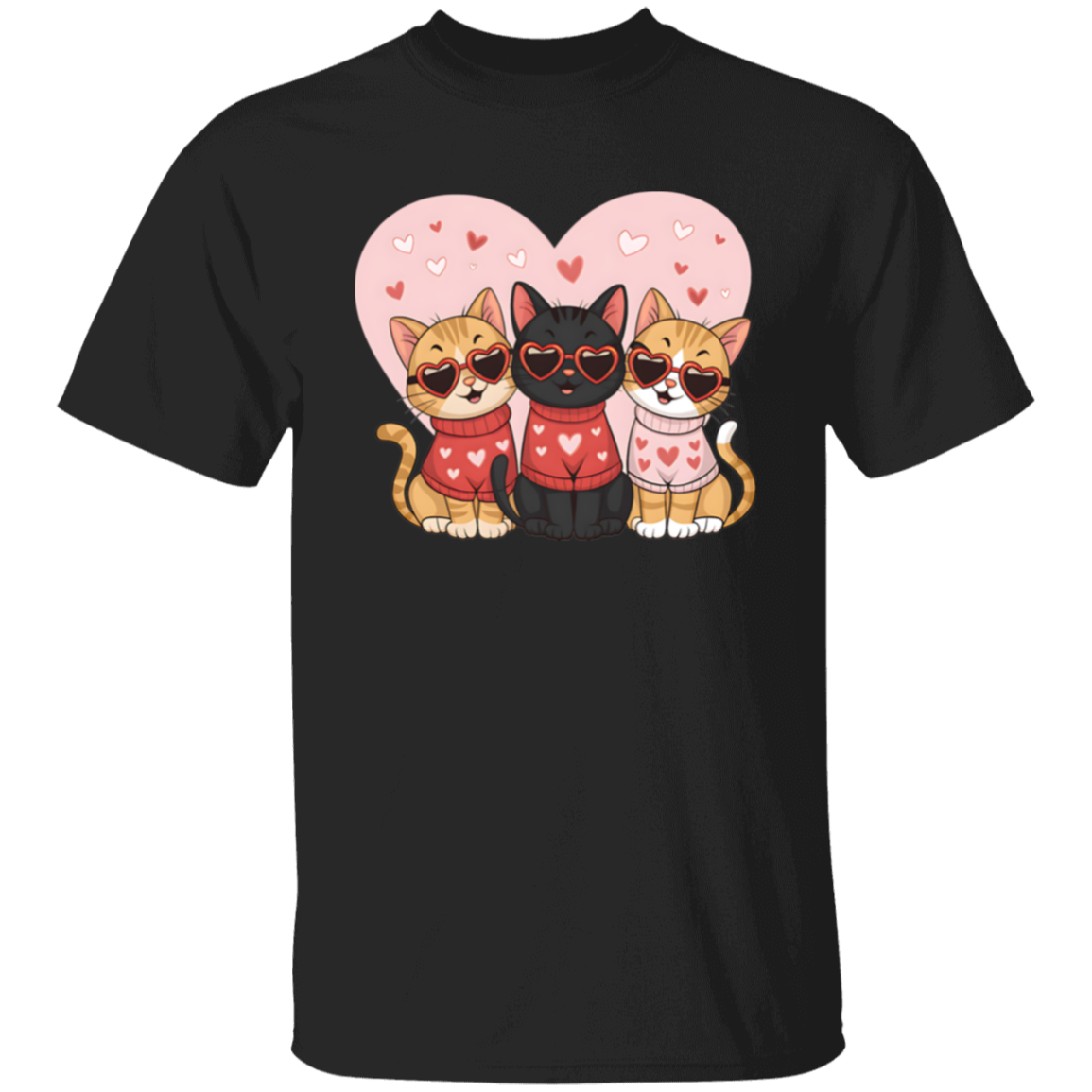 Love & Cats Valentine's Day T-shirt