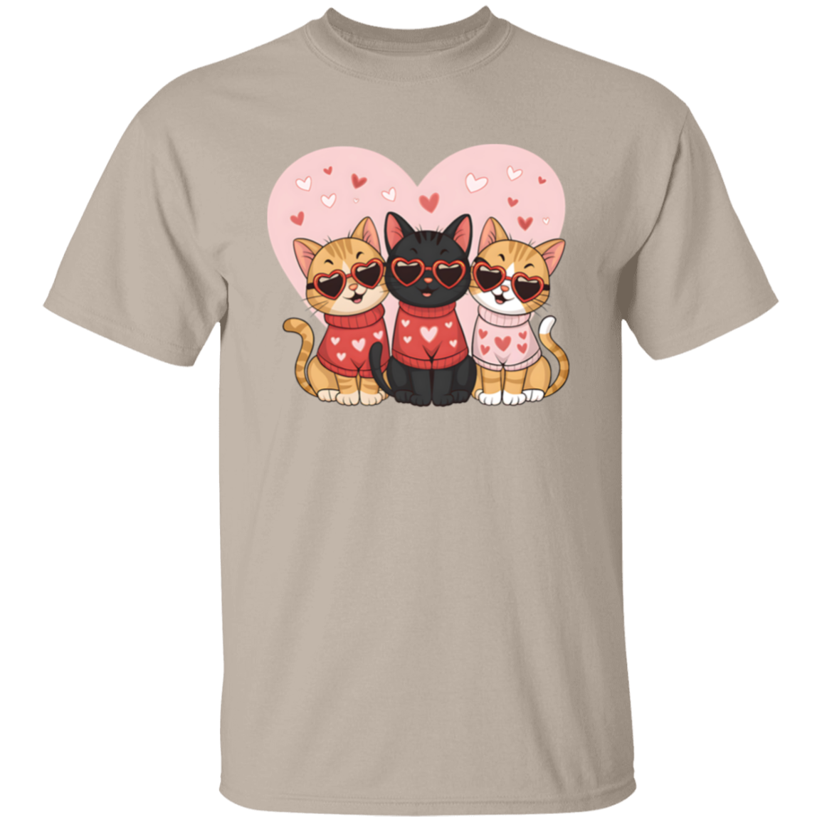 Love & Cats Valentine's Day T-shirt