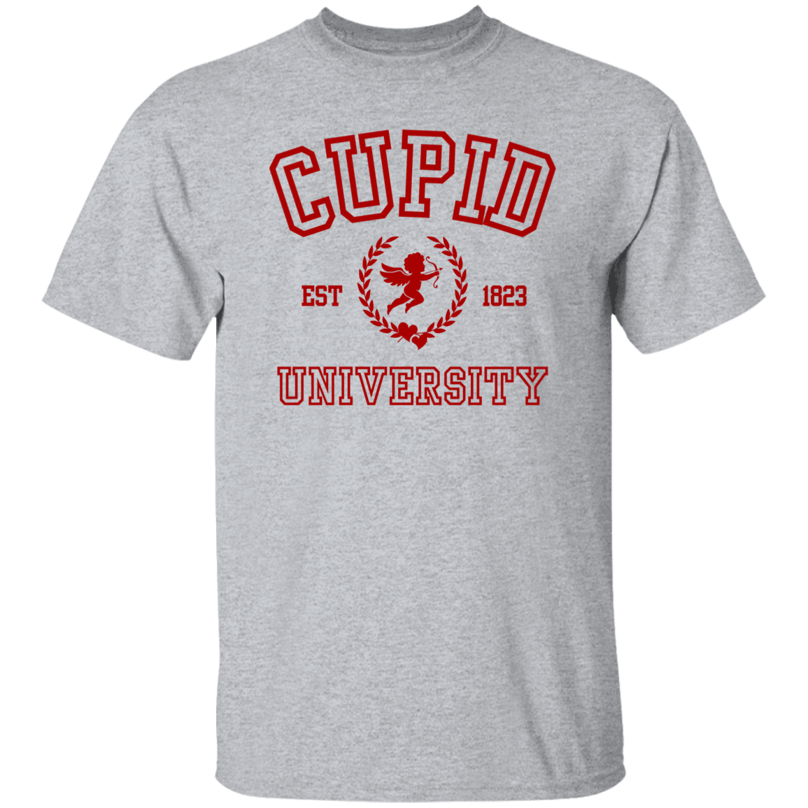 Cupid University Unisex T-Shirt/Sweatshirt/Hoodie, Valentine's Day
