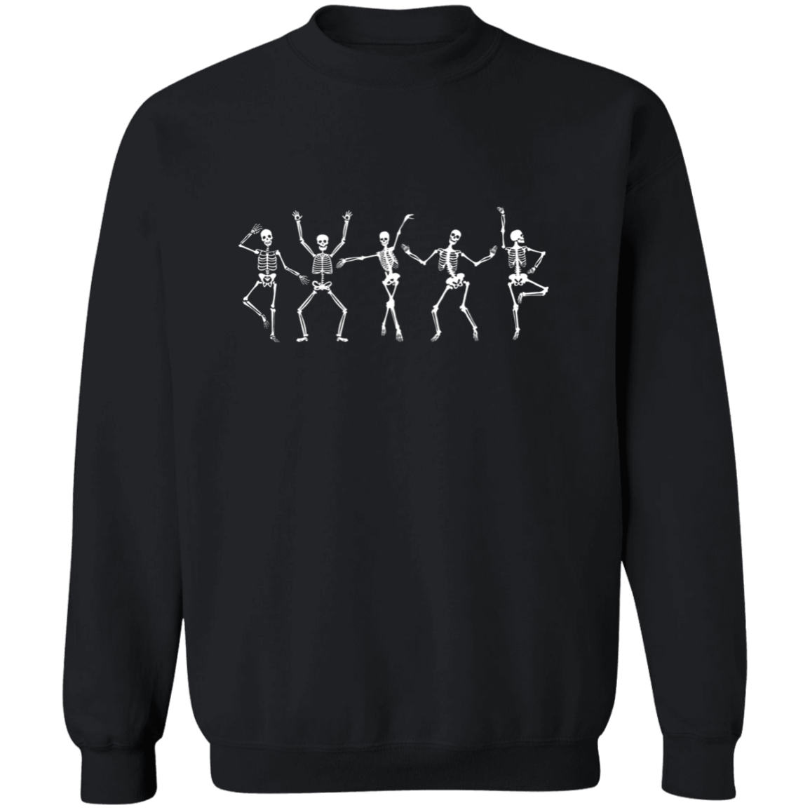 Dancing Skeletons Halloween Sweatshirt | Funny Spooky Season Pullover