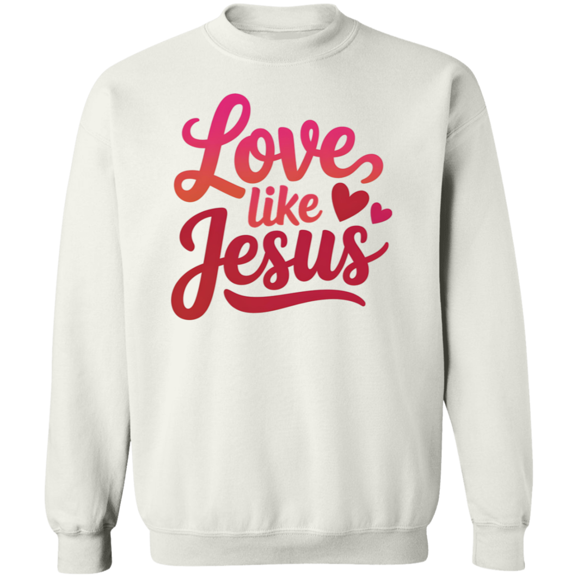 Retro Love like Jesus Valentine's Day Sweatshirt