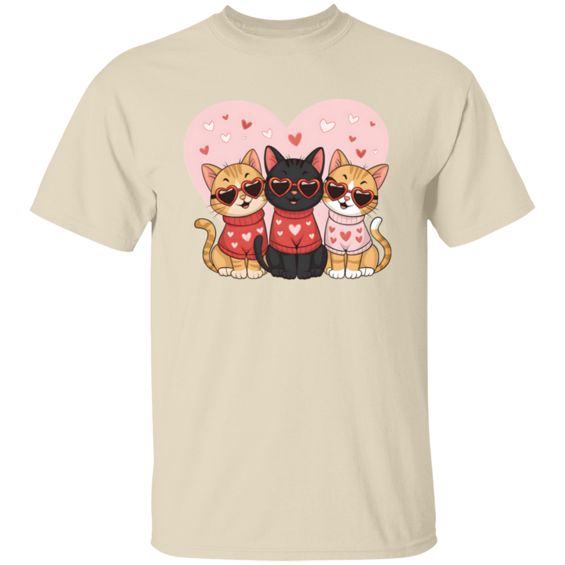 Love & Cats Valentine's Day T-shirt