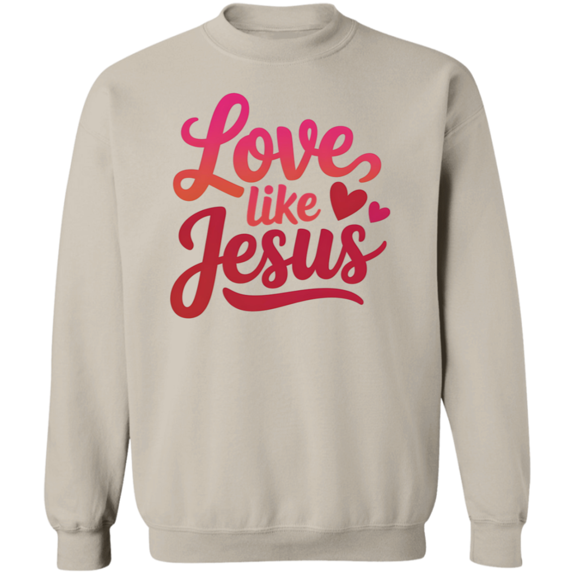 Retro Love like Jesus Valentine's Day Sweatshirt