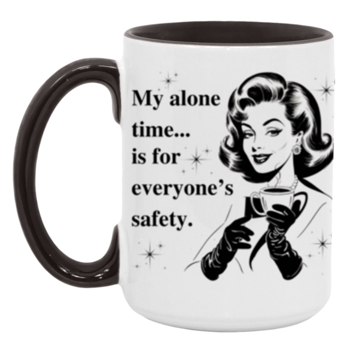 Mama's Alone Time 15oz Accent Mug