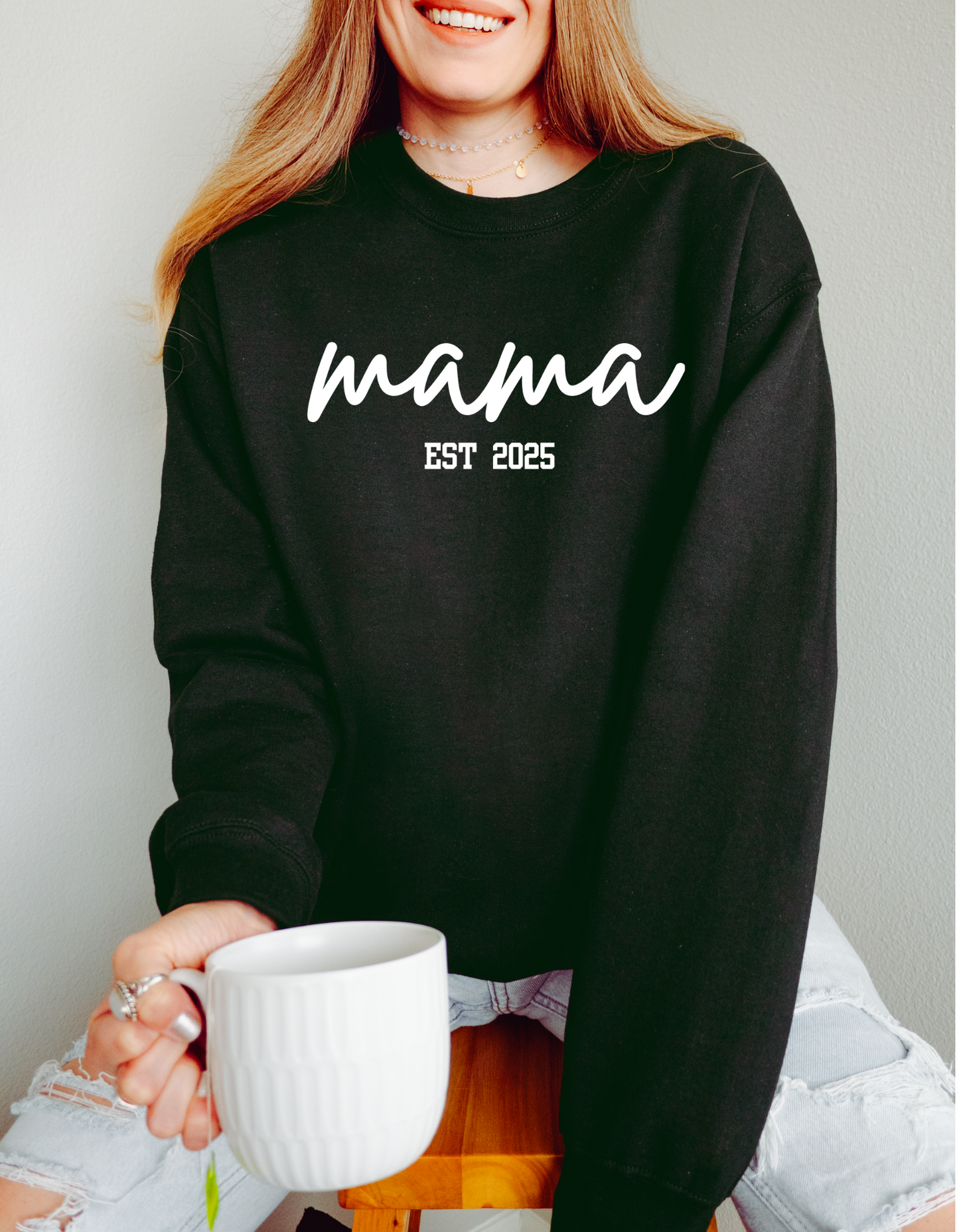Personalized MAMA EST YEAR Sweatshirt/Hoodie