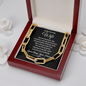 To My Amazing Wife - Paperclip Chain Forever Linked Necklace - Birthday, Anniversary, Valentine's Day