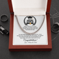 Personalized Class of 2025 Congratulations Son Cuban Chain Link