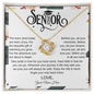 Custom Graduation Gift for Senior 2025/For The Adventure Love Knot Necklace