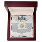 Custom Graduation Gift for Senior 2025/For The Adventure Love Knot Necklace