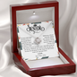 Custom Graduation Gift for Senior 2025/For The Adventure Love Knot Necklace