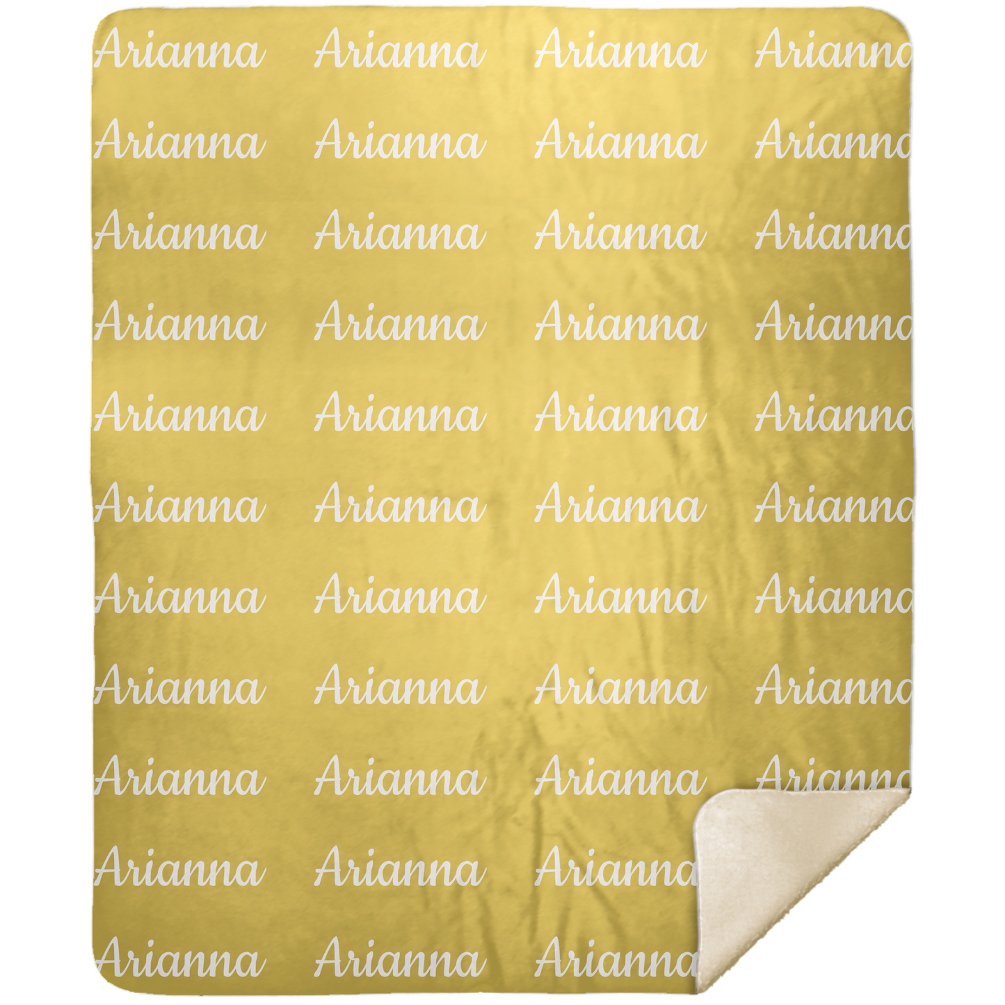 Personalized Custom Name Sherpa Blanket, Perfect gift!