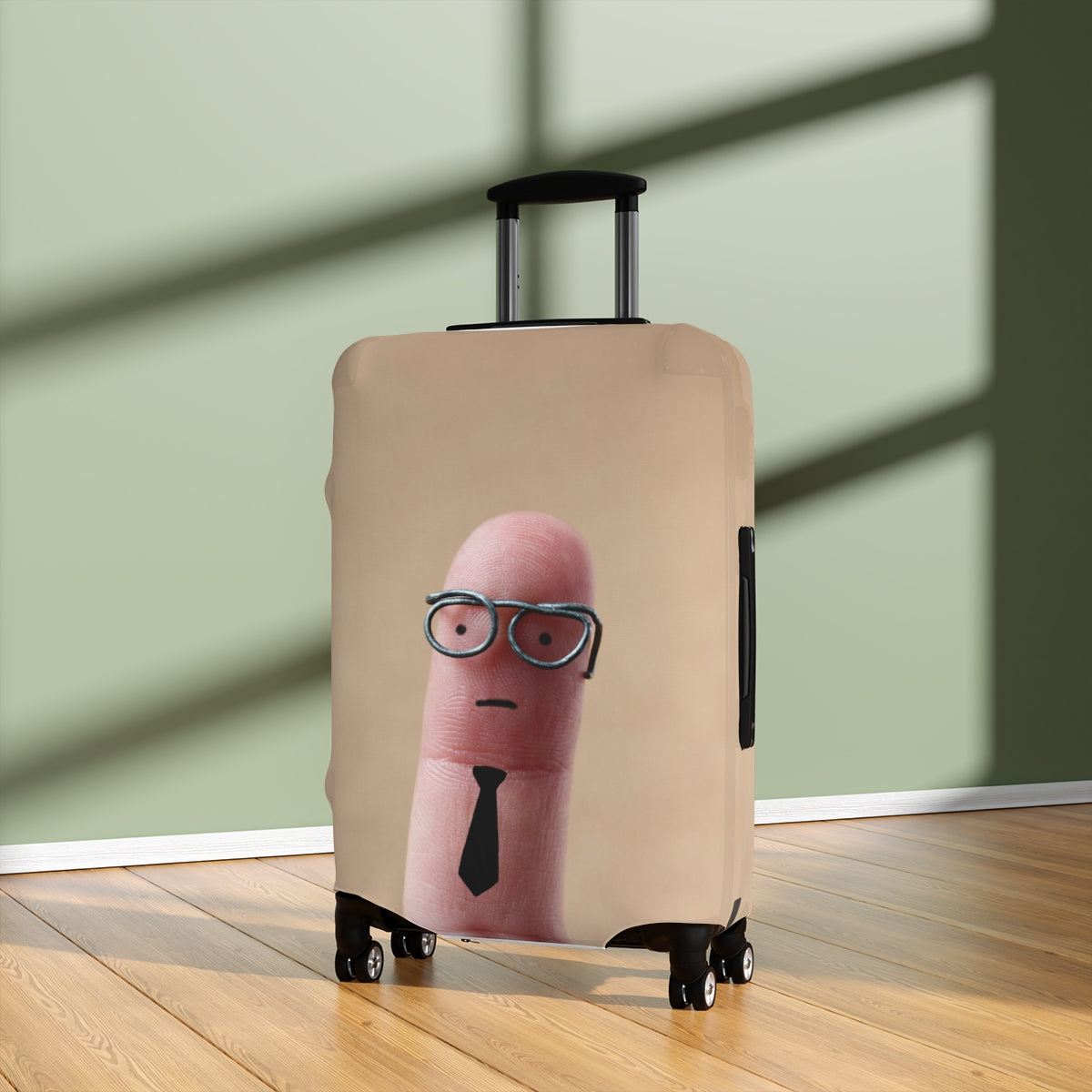 Personalized photo Luggage Cover, Easily Find Your Luggage At The Airport!!