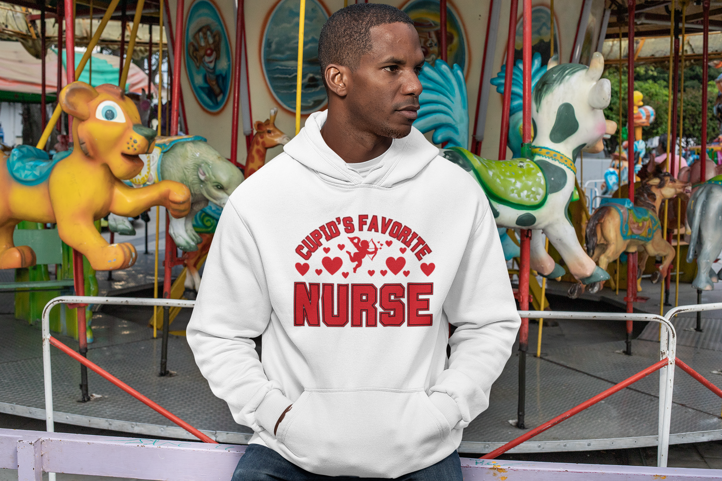 Cupid's Favorite Nurse Valentine's Day Unisex T-shirt/Sweatshirt/Hoodie
