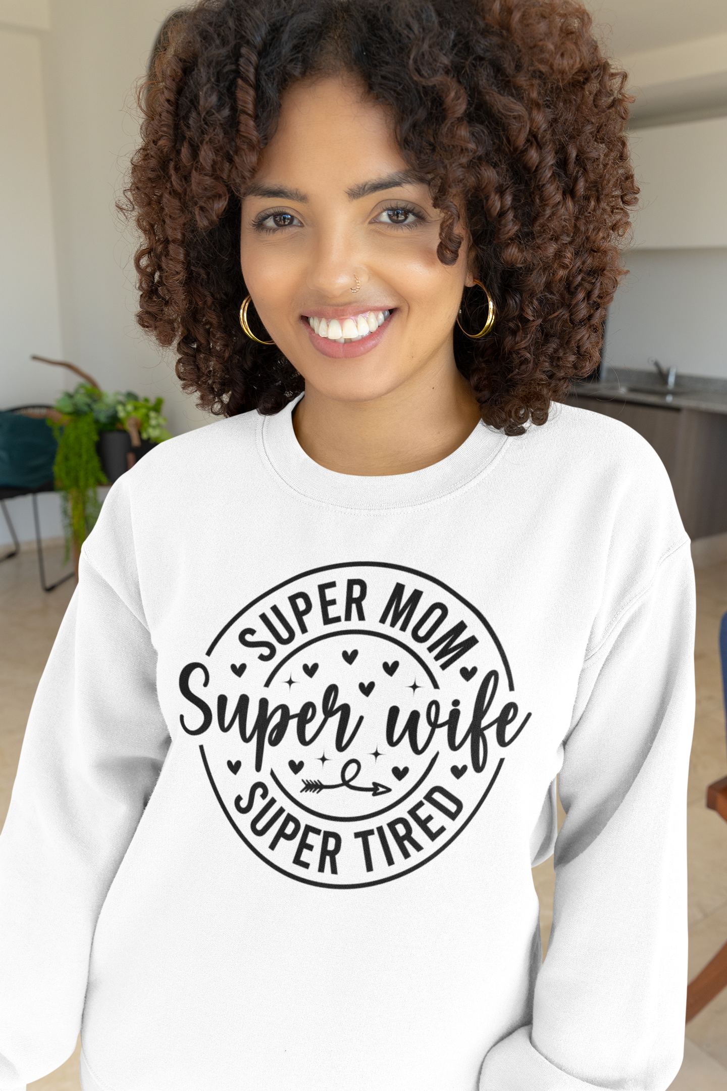 Super Mom, Super Wife, Super Tired Sweatshirt/Hoodie