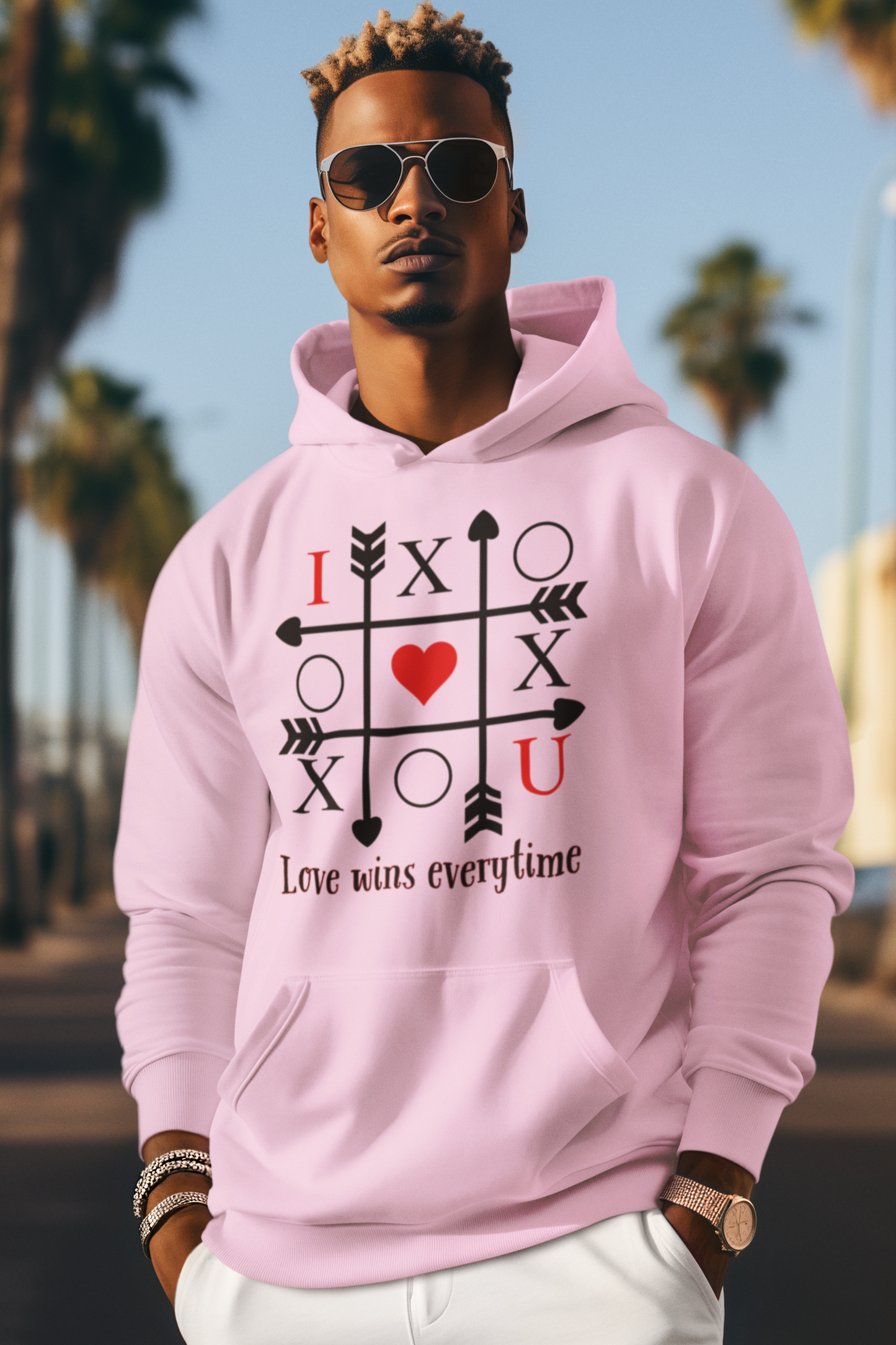 I Love You Valentine's Day Tic Tac Toe Unisex T-shirt/Sweatshirt/Hoodie