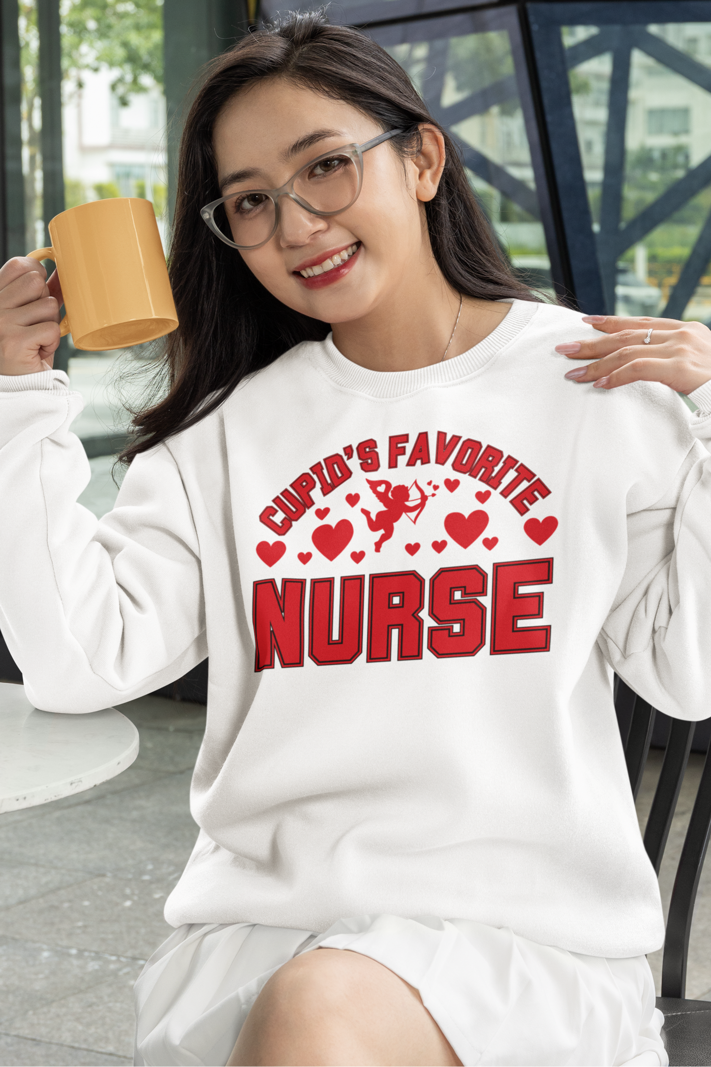 Cupid's Favorite Nurse Valentine's Day Unisex T-shirt/Sweatshirt/Hoodie