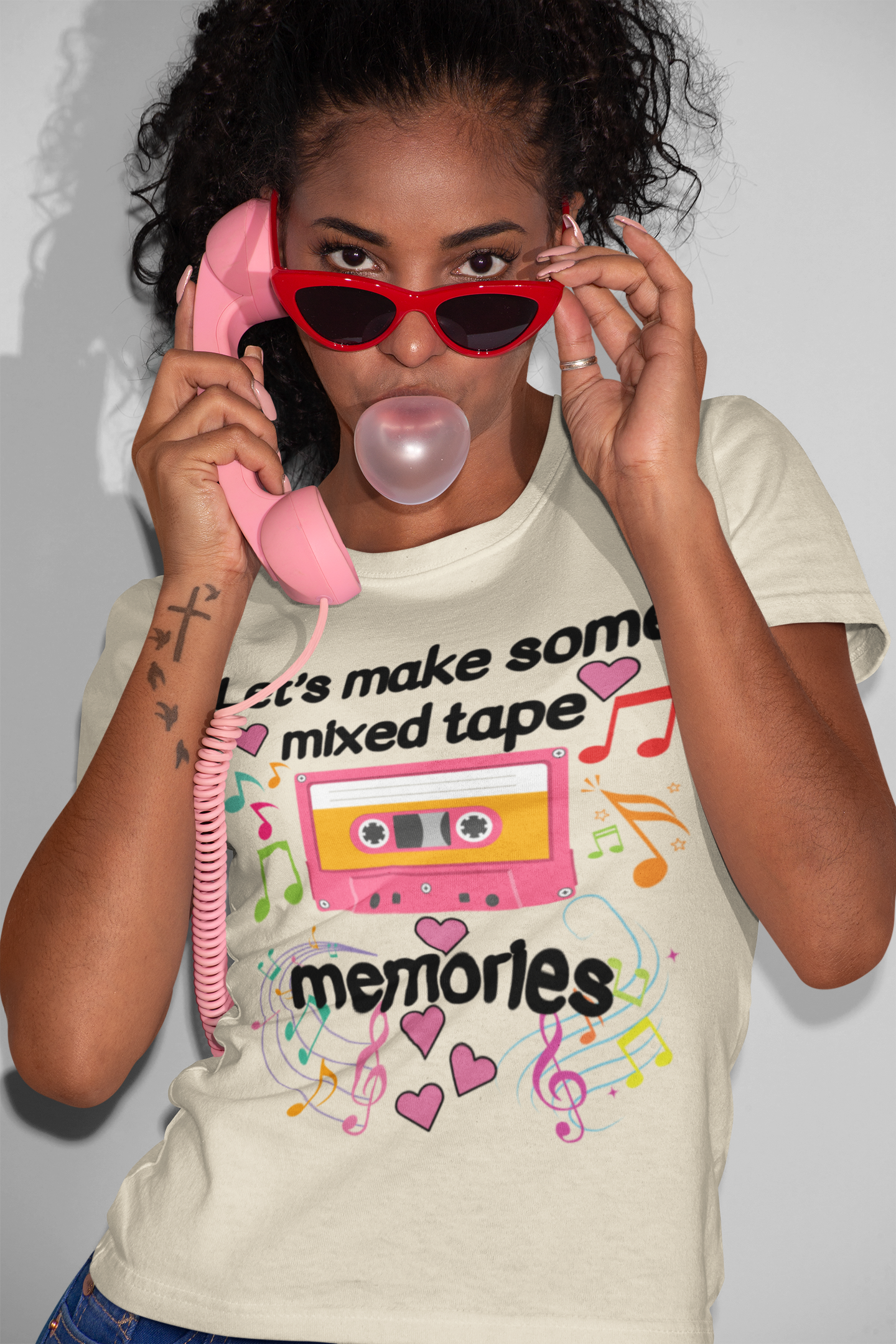Let's Make Some Mixed Tape Memories Valentine's Day Unisex T-Shirt/Sweatshirt/Hoodie