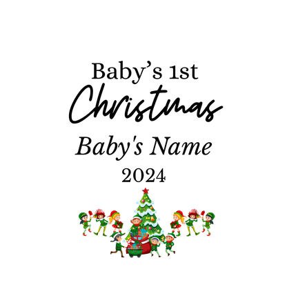 Personalized Baby's 1st Ornament – Cherish Baby's First Festive