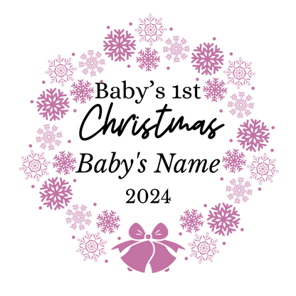 Personalized Baby's 1st Ornament – Cherish Baby's First Festive