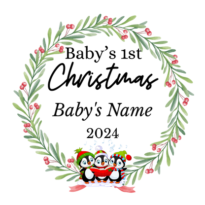 Personalized Baby's 1st Ornament – Cherish Baby's First Festive