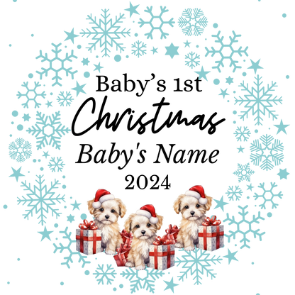 Personalized Baby's 1st Ornament – Cherish Baby's First Festive