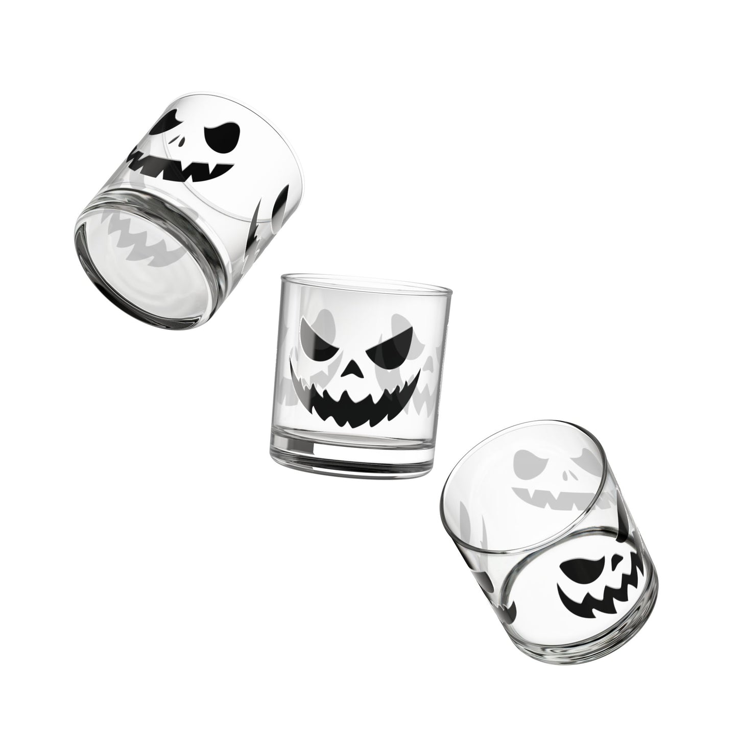 Halloween Skull Rocks Glass – Spooky 10oz Barware & Party Drinkware