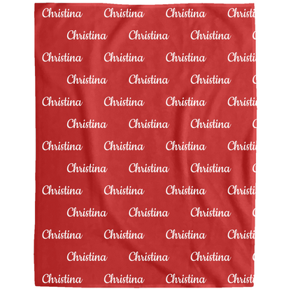 Personalized Blanket – Custom Name, or Text | Cozy Fleece Gift
