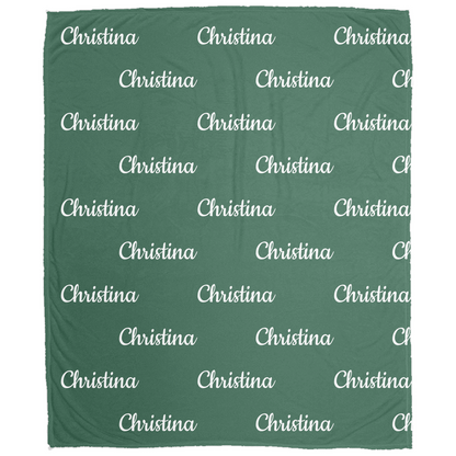 Personalized Blanket – Custom Name, or Text | Cozy Fleece Gift