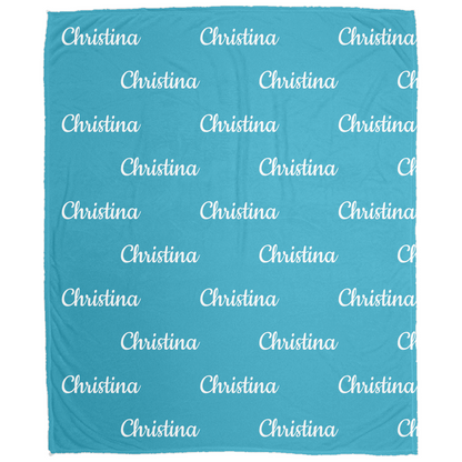 Personalized Blanket – Custom Name, or Text | Cozy Fleece Gift