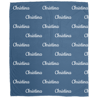 Personalized Blanket – Custom Name, or Text | Cozy Fleece Gift