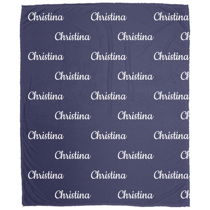 Personalized Blanket – Custom Name, or Text | Cozy Fleece Gift