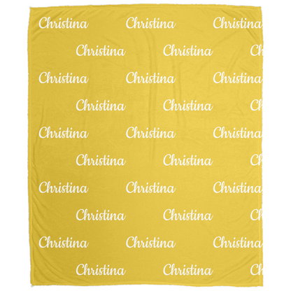 Personalized Blanket – Custom Name, or Text | Cozy Fleece Gift