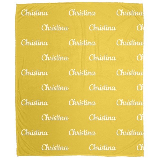 Personalized Blanket – Custom Name, or Text | Cozy Fleece Gift