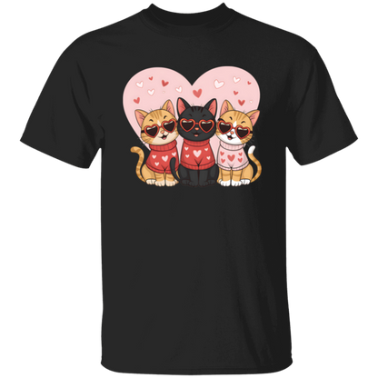 Love & Cats Valentine's Day T-shirt
