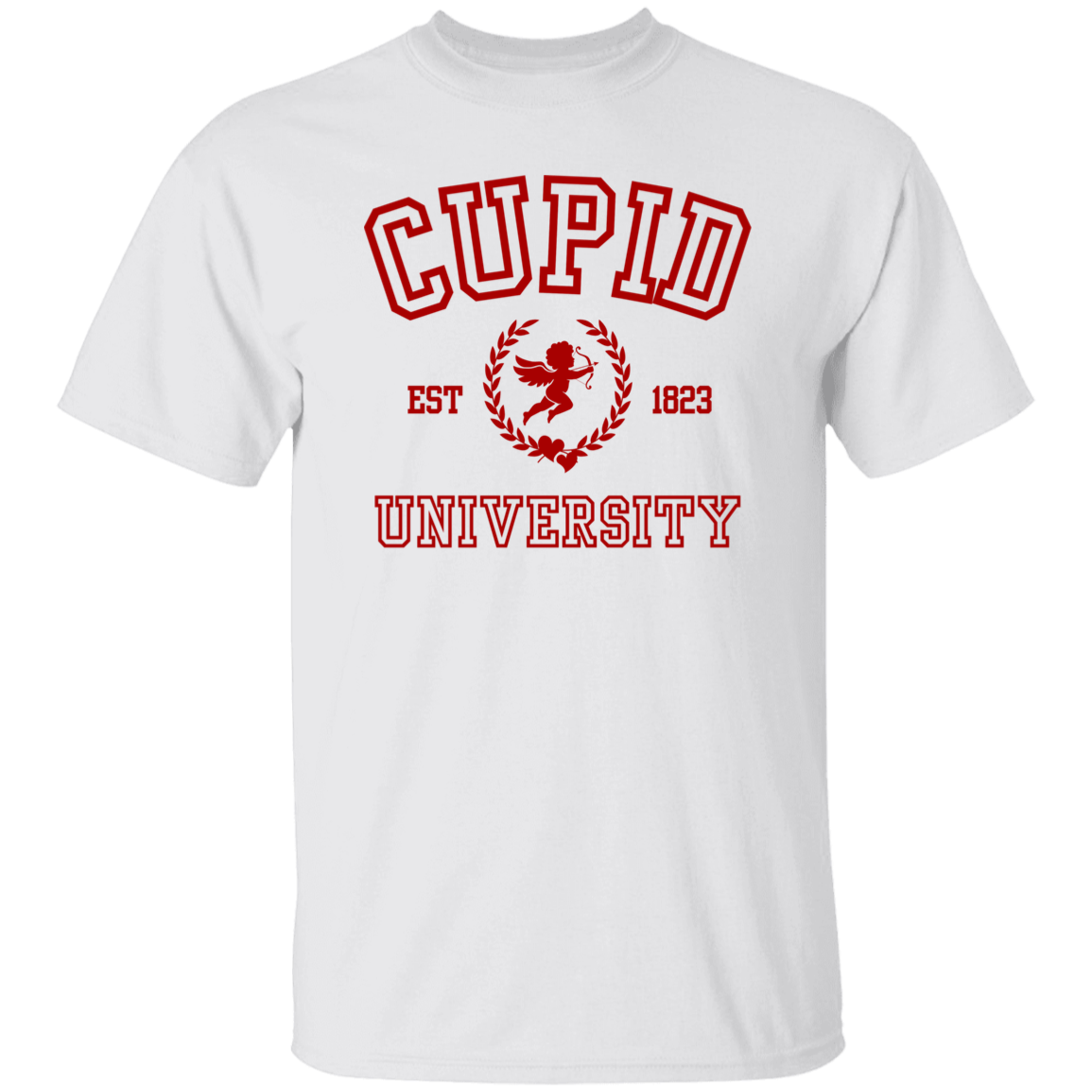 Cupid University Unisex T-Shirt/Sweatshirt/Hoodie, Valentine's Day