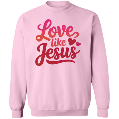 Retro Love like Jesus Valentine's Day Sweatshirt