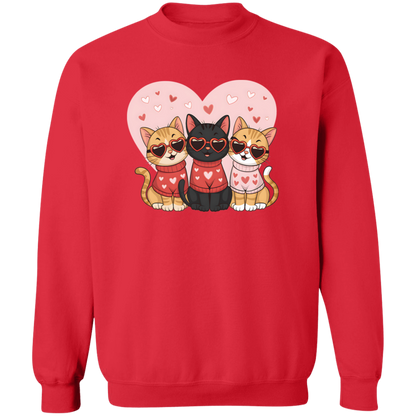 Love & Cats Valentine's Day Sweatshirt
