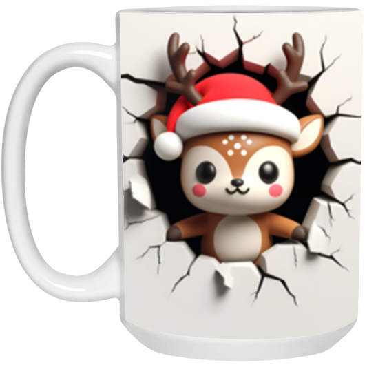 Reindeer Christmas Reindeer 15oz Mug