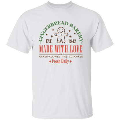 Gingerbread Bakery Unisex T-Shirt – Festive & Cozy Holiday Style