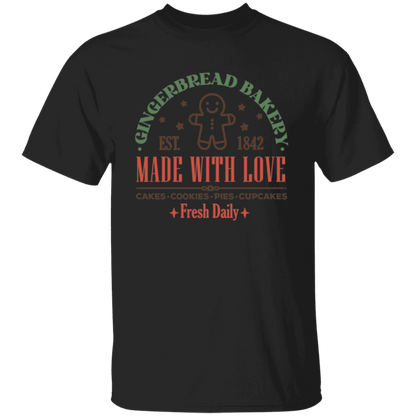 Gingerbread Bakery Unisex T-Shirt – Festive & Cozy Holiday Style