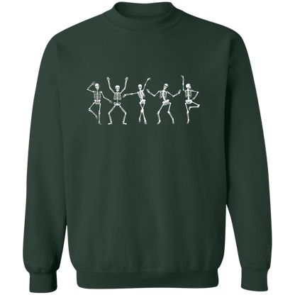 Dancing Skeletons Halloween Sweatshirt | Funny Spooky Season Pullover