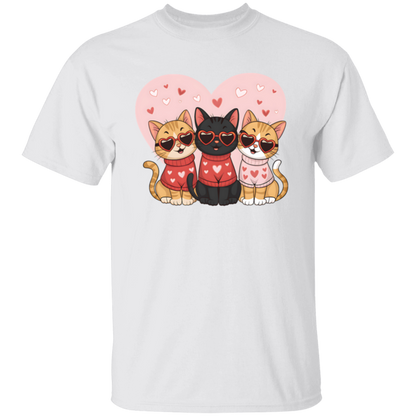 Love & Cats Valentine's Day T-shirt