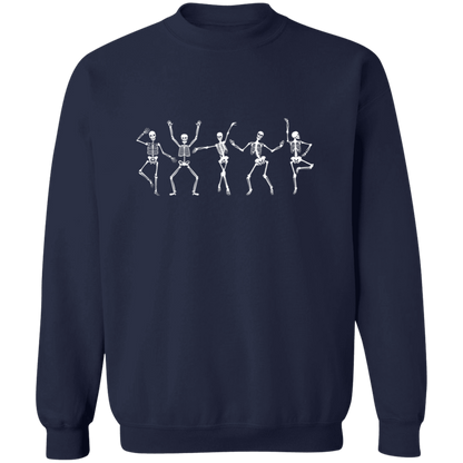 Dancing Skeletons Halloween Sweatshirt | Funny Spooky Season Pullover